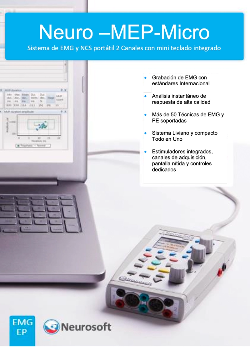 Catálogo EMG/PE de 2 canales