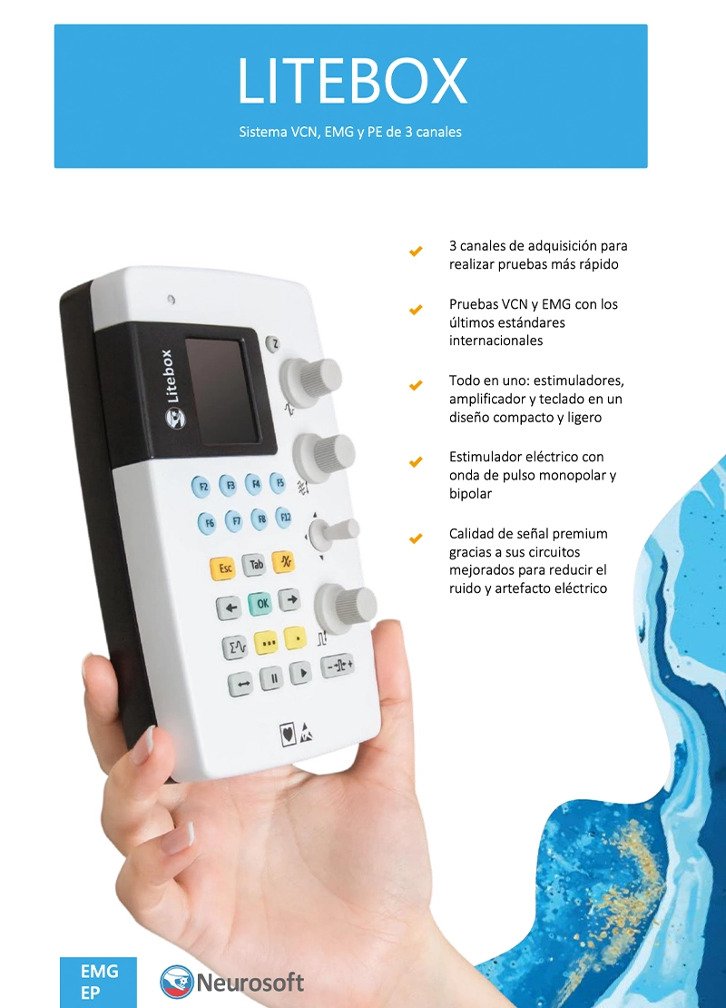 Catálogo EMG/PE de 3 canales